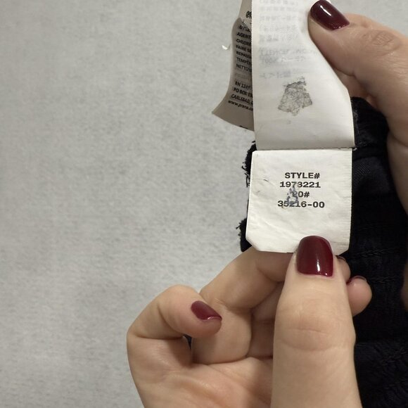 prAna Jumpsuit Womens Large Black Tencel Modal Smocked Strapless 1973221 - Picture 10 of 11